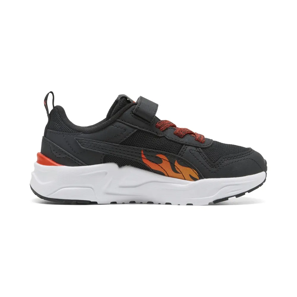 PUMA TRINITY 2 LT SPARKS KIDS 407737 01 BLACK/RED/ORANGE